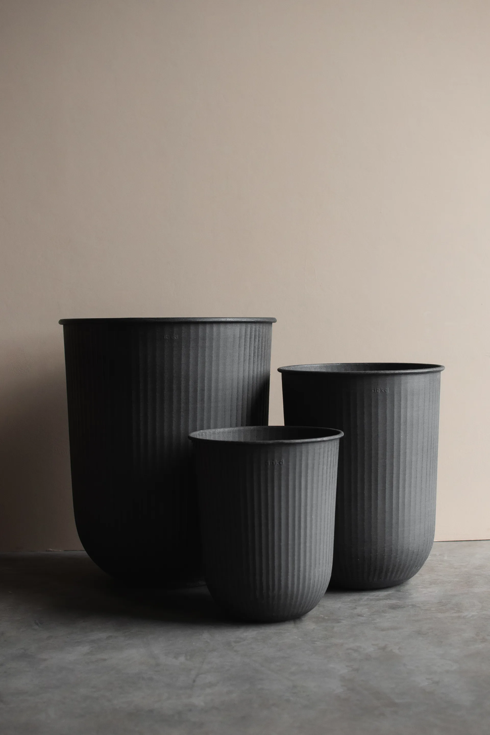 Out stripe -ruukku 3-pakkaus, Black DBKD