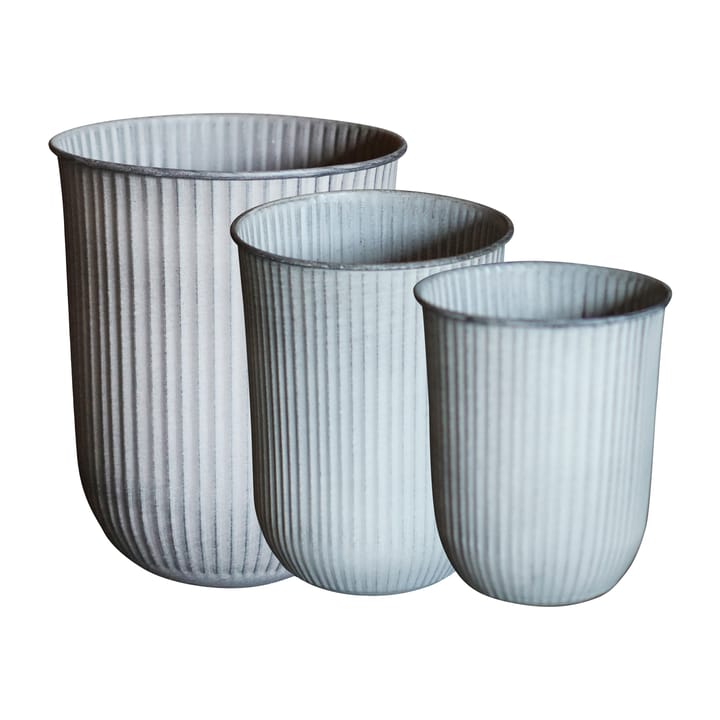 Out stripe -ruukku 3-pakkaus - Light grey - DBKD