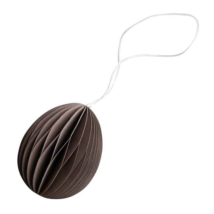 Ovoid pääsiäiskoriste paperi 7 cm - Brown - DBKD