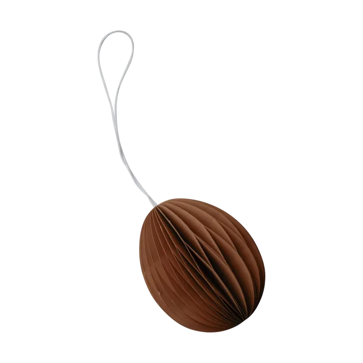 Ovoid pääsiäiskoriste paperi 7 cm - Terracotta - DBKD