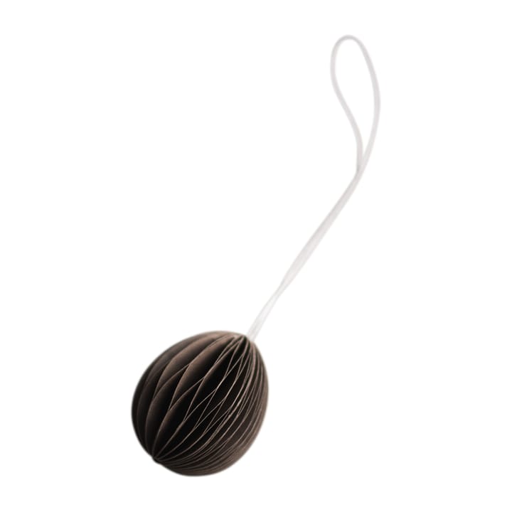 Ovoid pääsiäiskoriste paperi small 4 cm - Brown - DBKD
