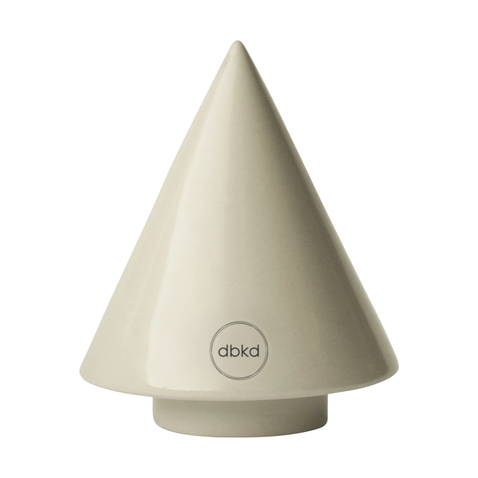 Peak puukoriste, Kiiltävä creme, Ø9 cm DBKD