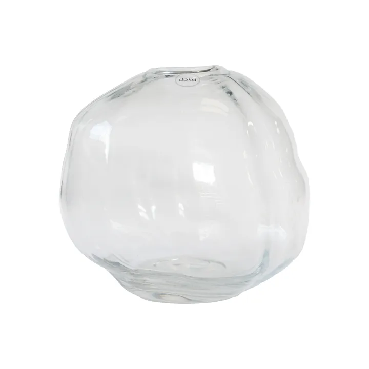 Pebble maljakko - Läpinäkyvä, pieni Ø20 cm - DBKD