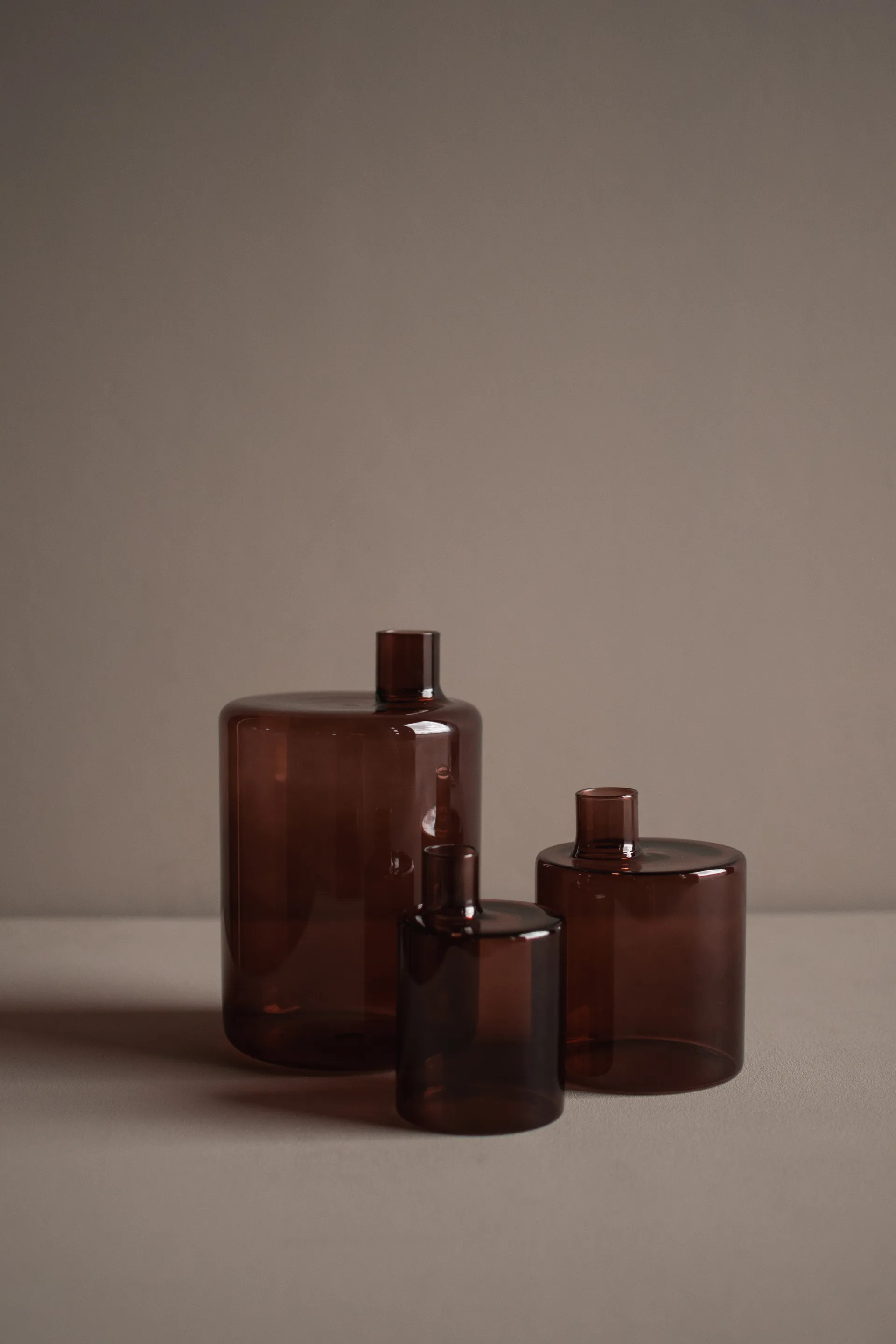 Pipe maljakko 12 cm, Dark red DBKD