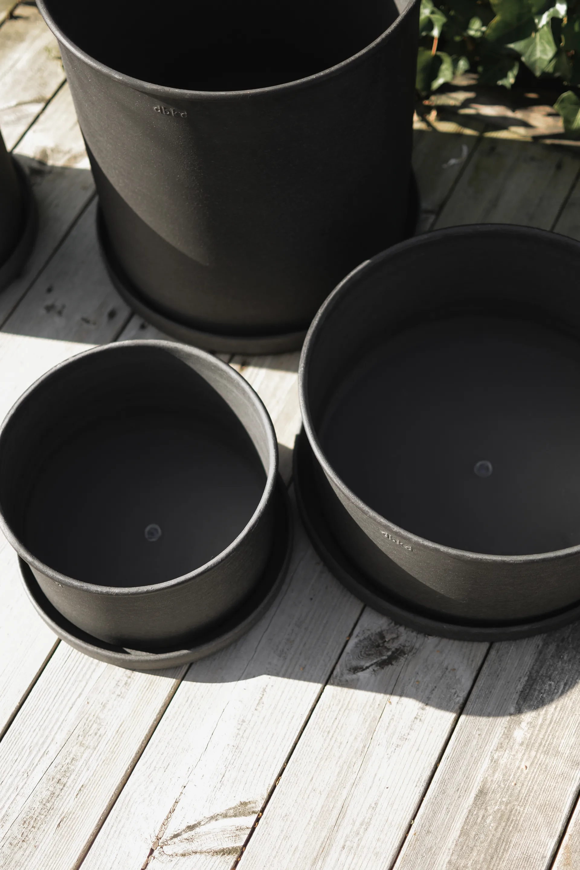 Plant bowl -ruukku 2-pakkaus, Black DBKD