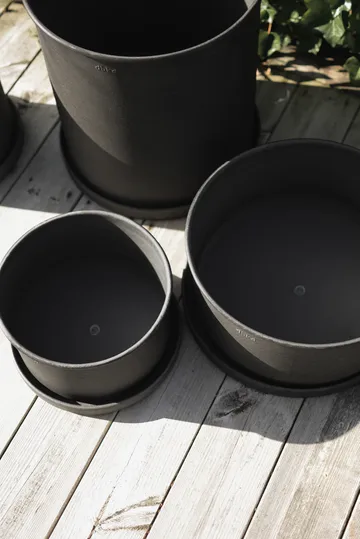 Plant bowl -ruukku 2-pakkaus - Black - DBKD