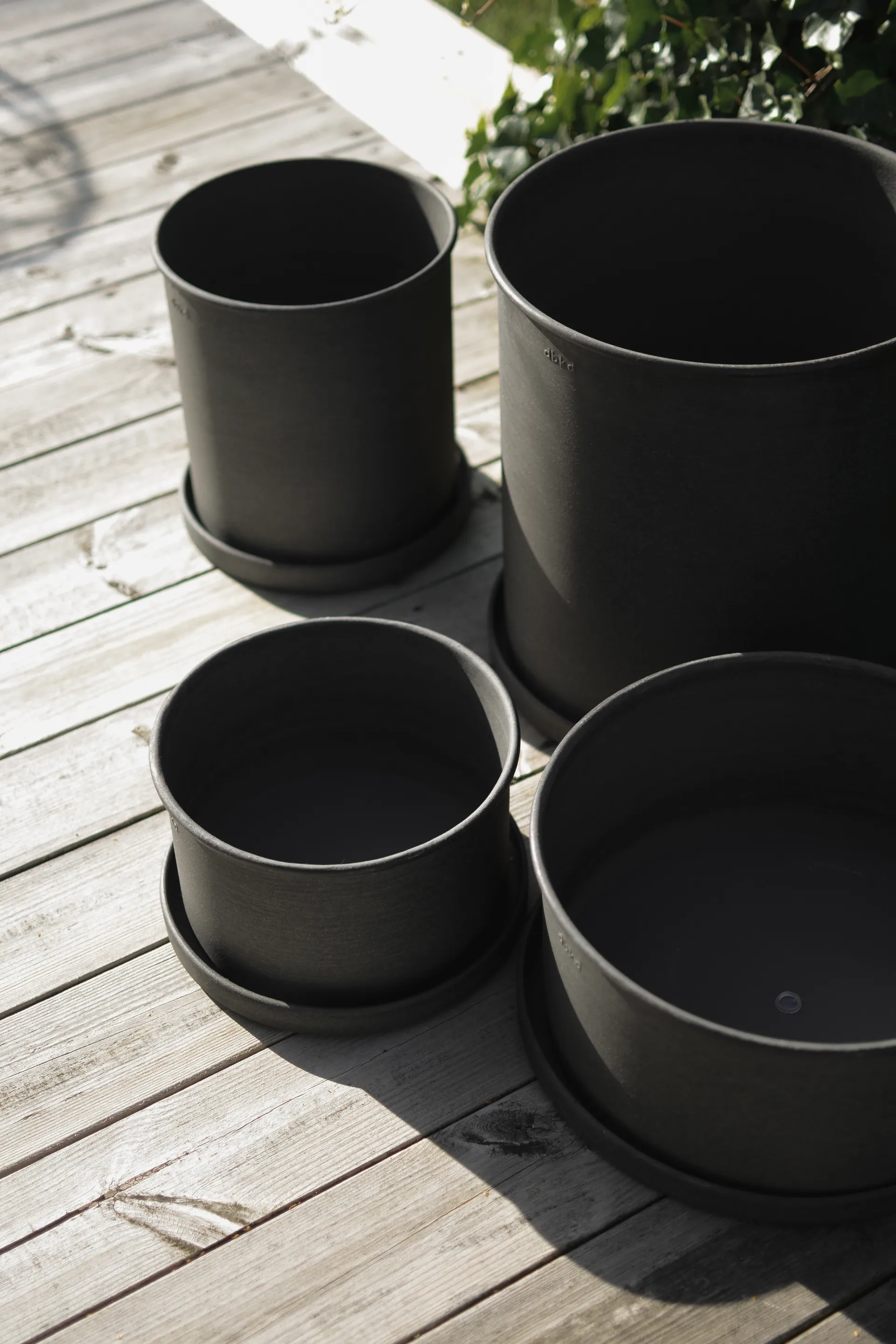 Plant bowl -ruukku 2-pakkaus, Black DBKD