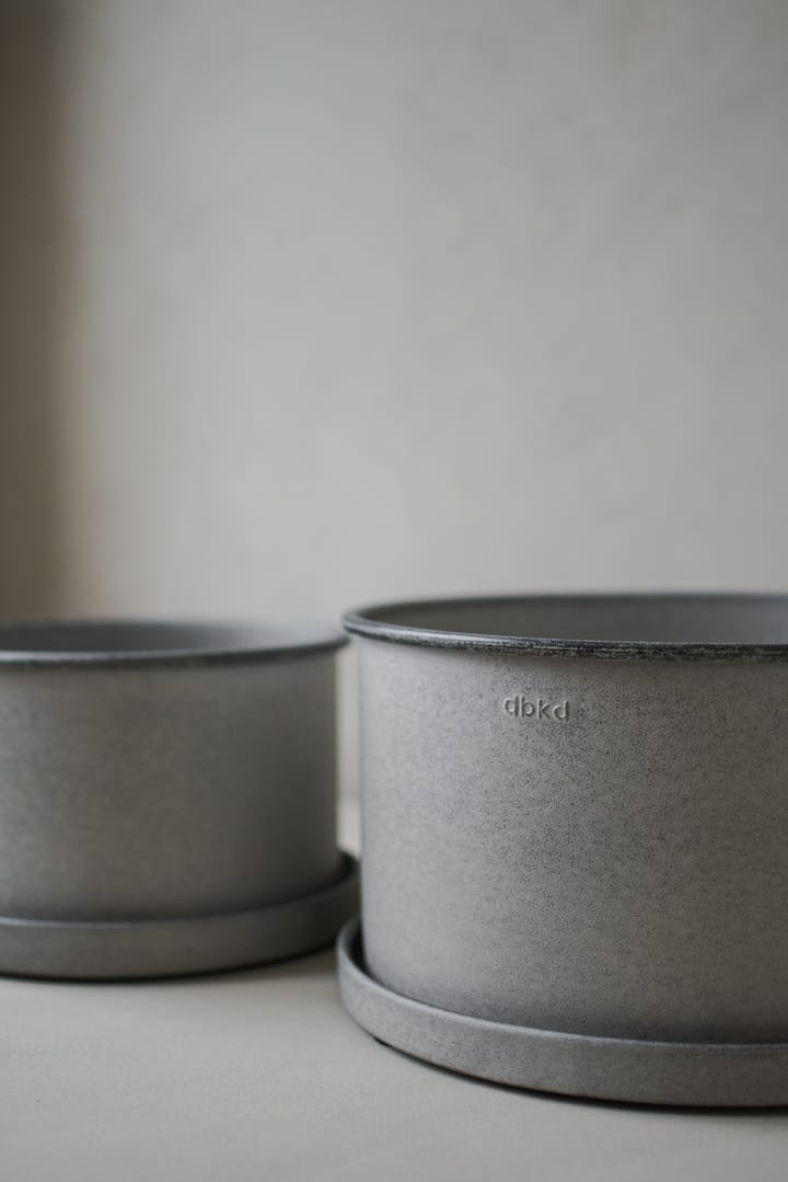 Plant bowl -ruukku 2-pakkaus, Light grey DBKD