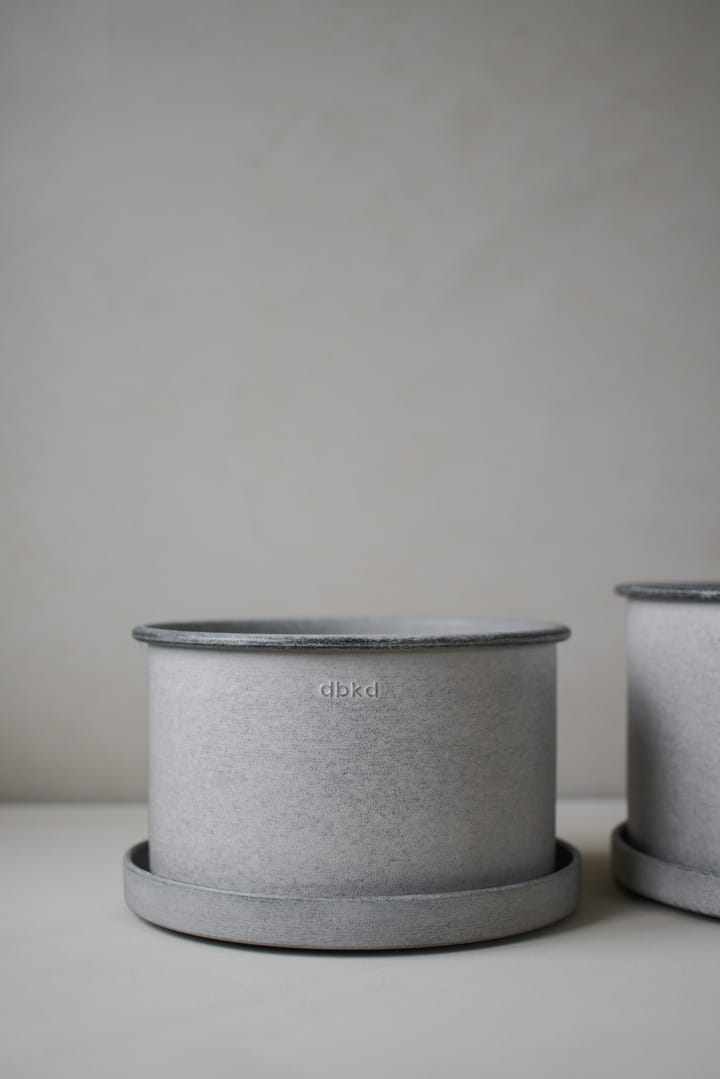 Plant bowl -ruukku 2-pakkaus, Light grey DBKD