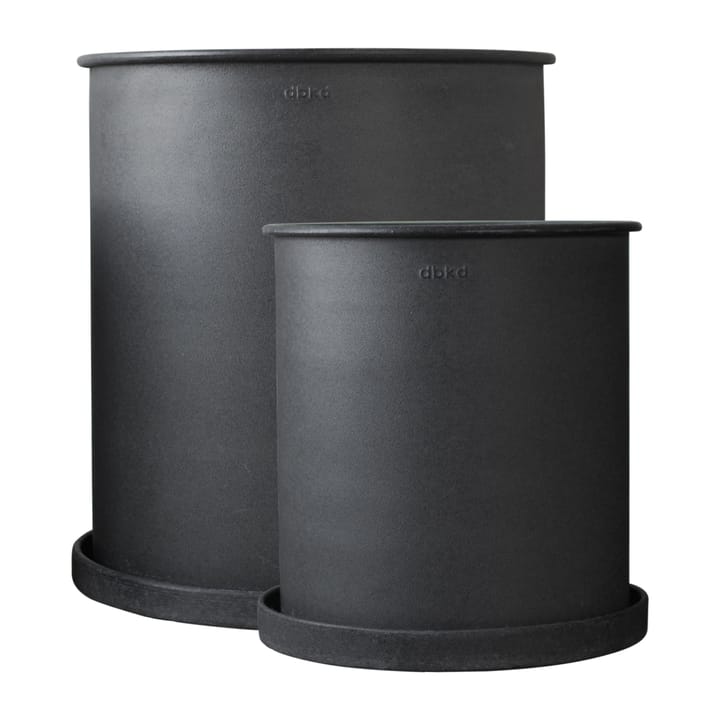Plant pot -ruukku 2-pakkaus - Black - DBKD