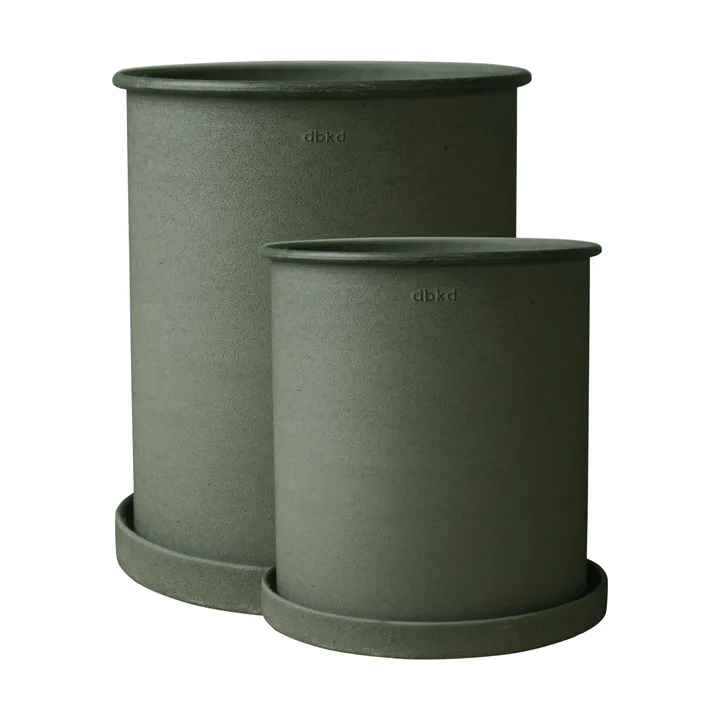 Plant pot -ruukku large 2-pakkaus - Vihreä - DBKD