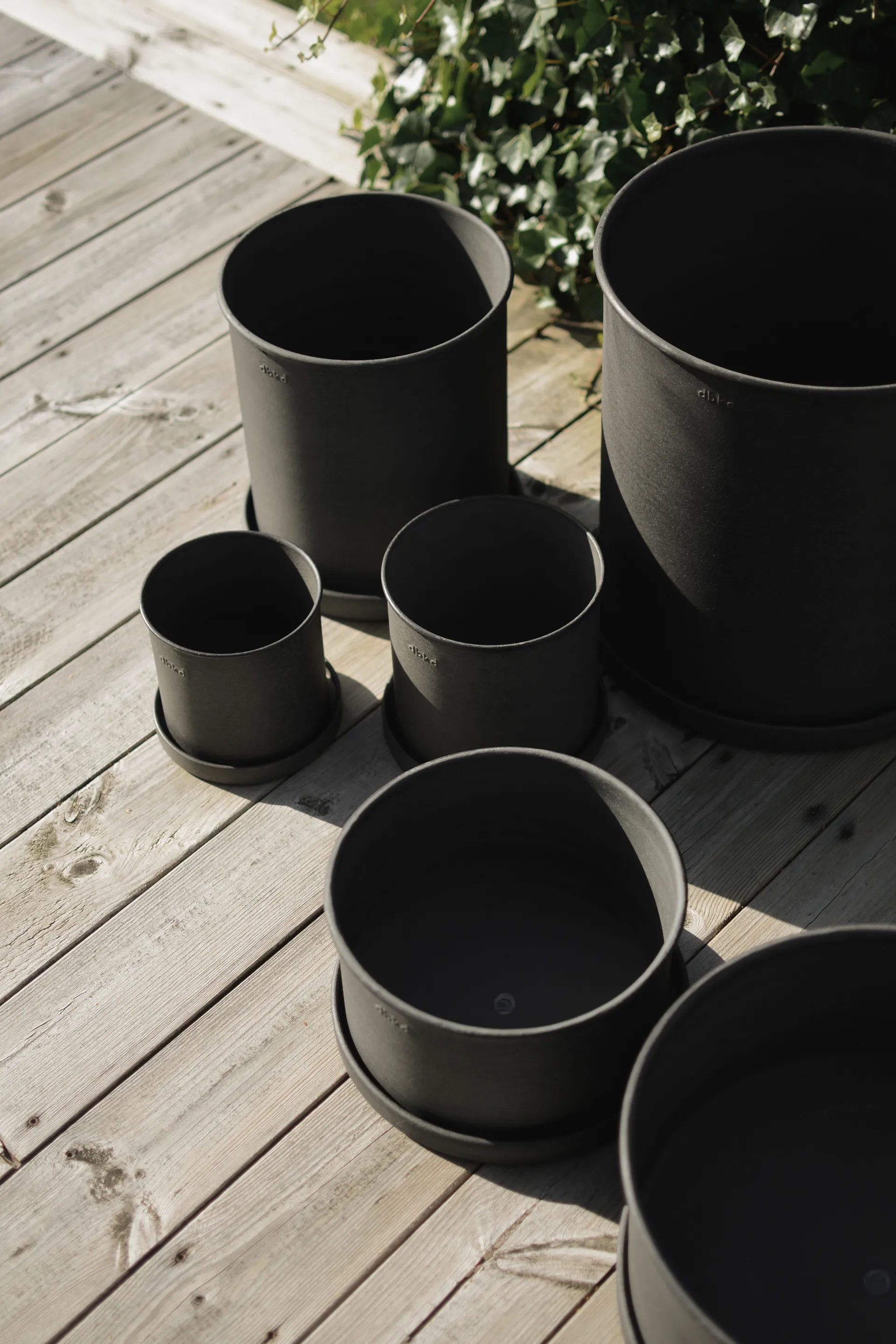 Plant pot ruukku pieni 2 kpl, Black DBKD