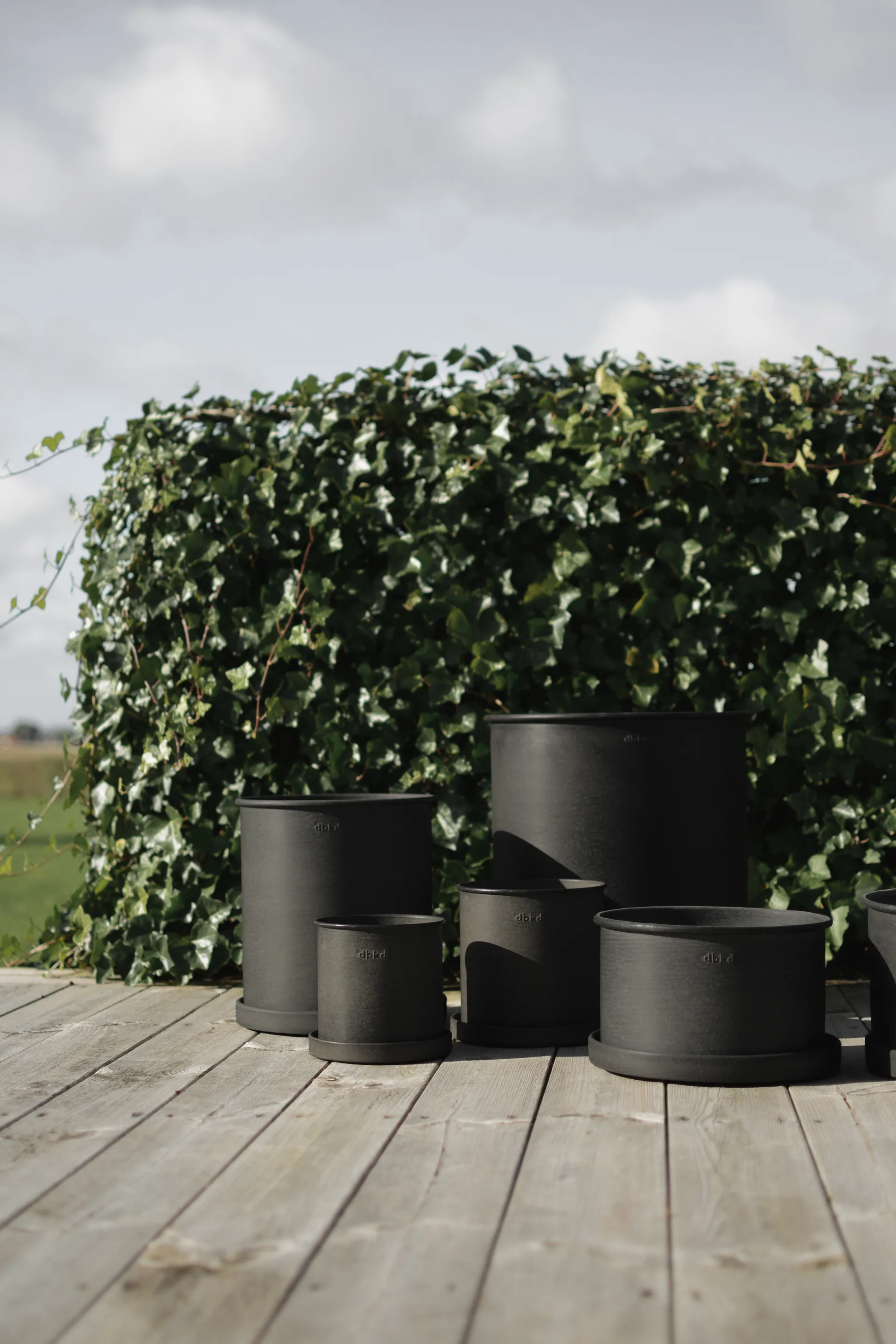 Plant pot ruukku pieni 2 kpl, Black DBKD