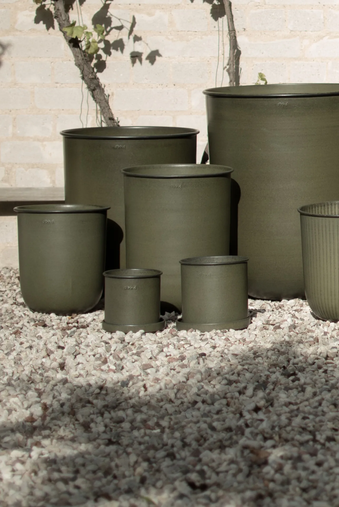 Plant pot ruukku pieni 2 kpl, Vihreä DBKD