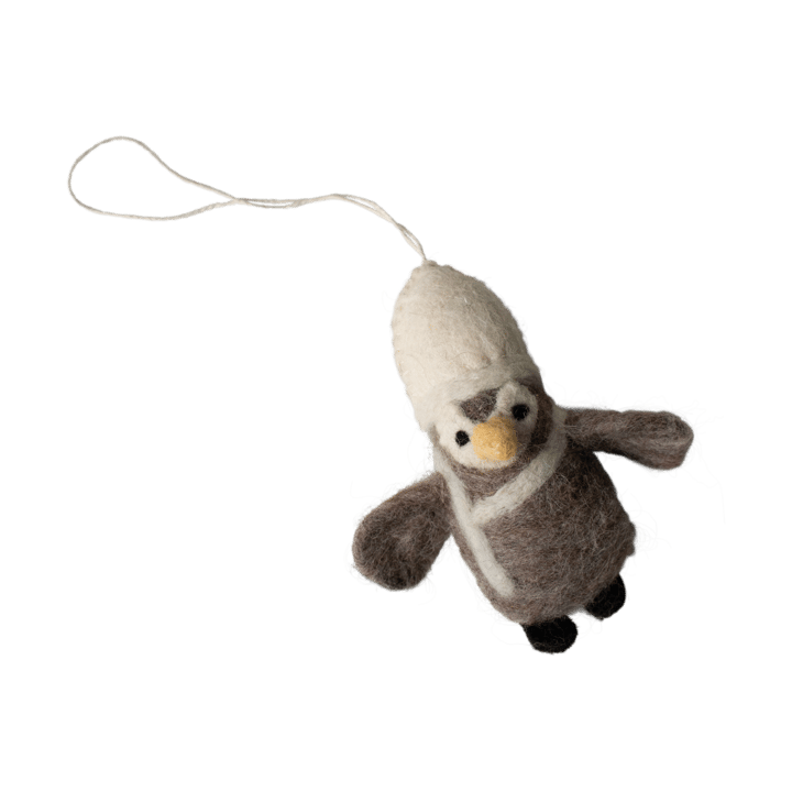 Riippuva pingviini koriste - Beige-valkoinen - DBKD