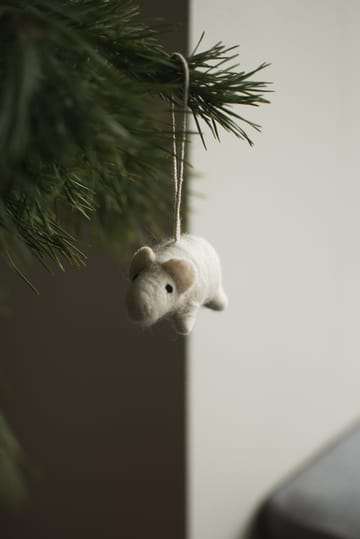Riippuva sika koriste - Valkoinen - DBKD