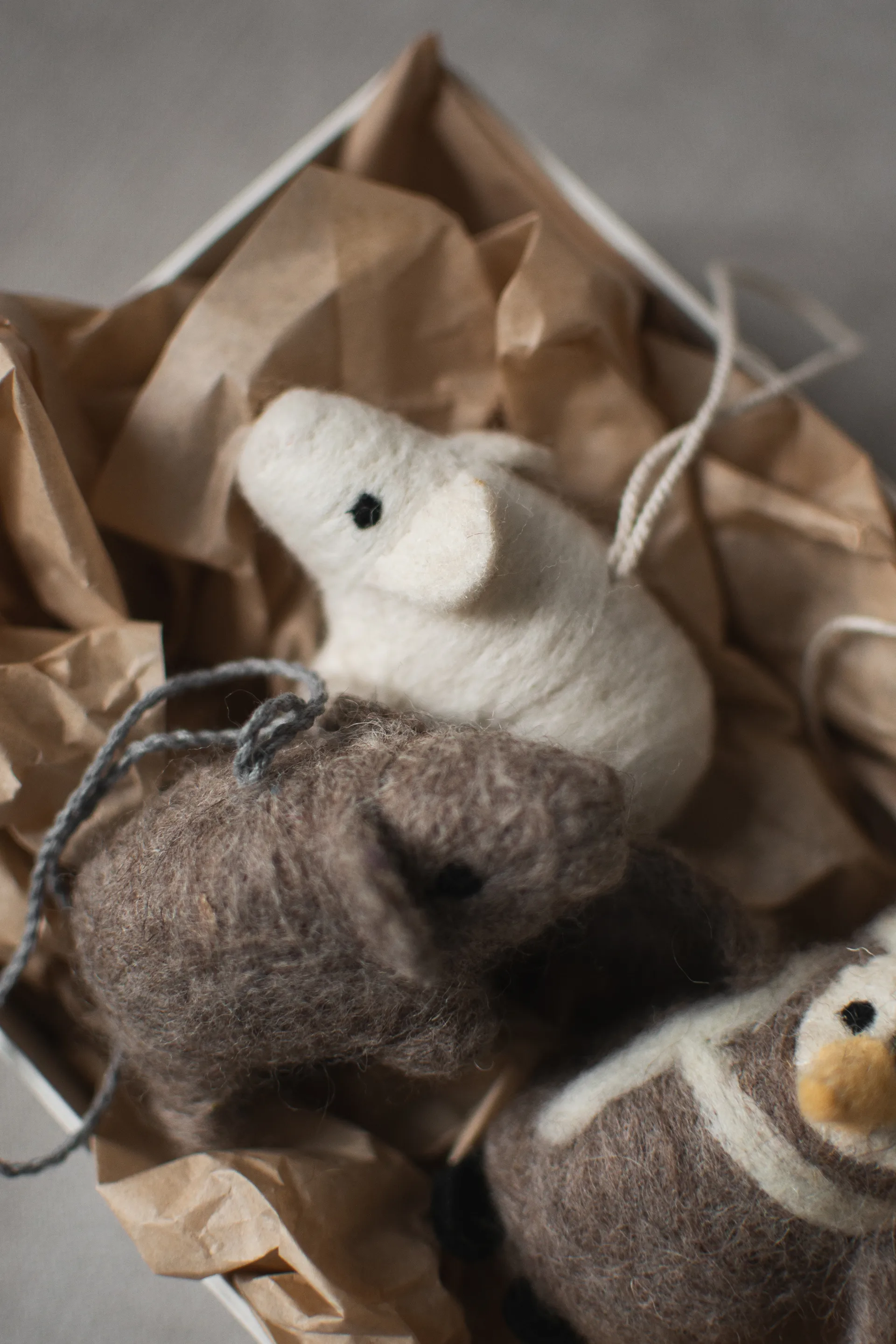 Riippuva sika koriste, Valkoinen DBKD