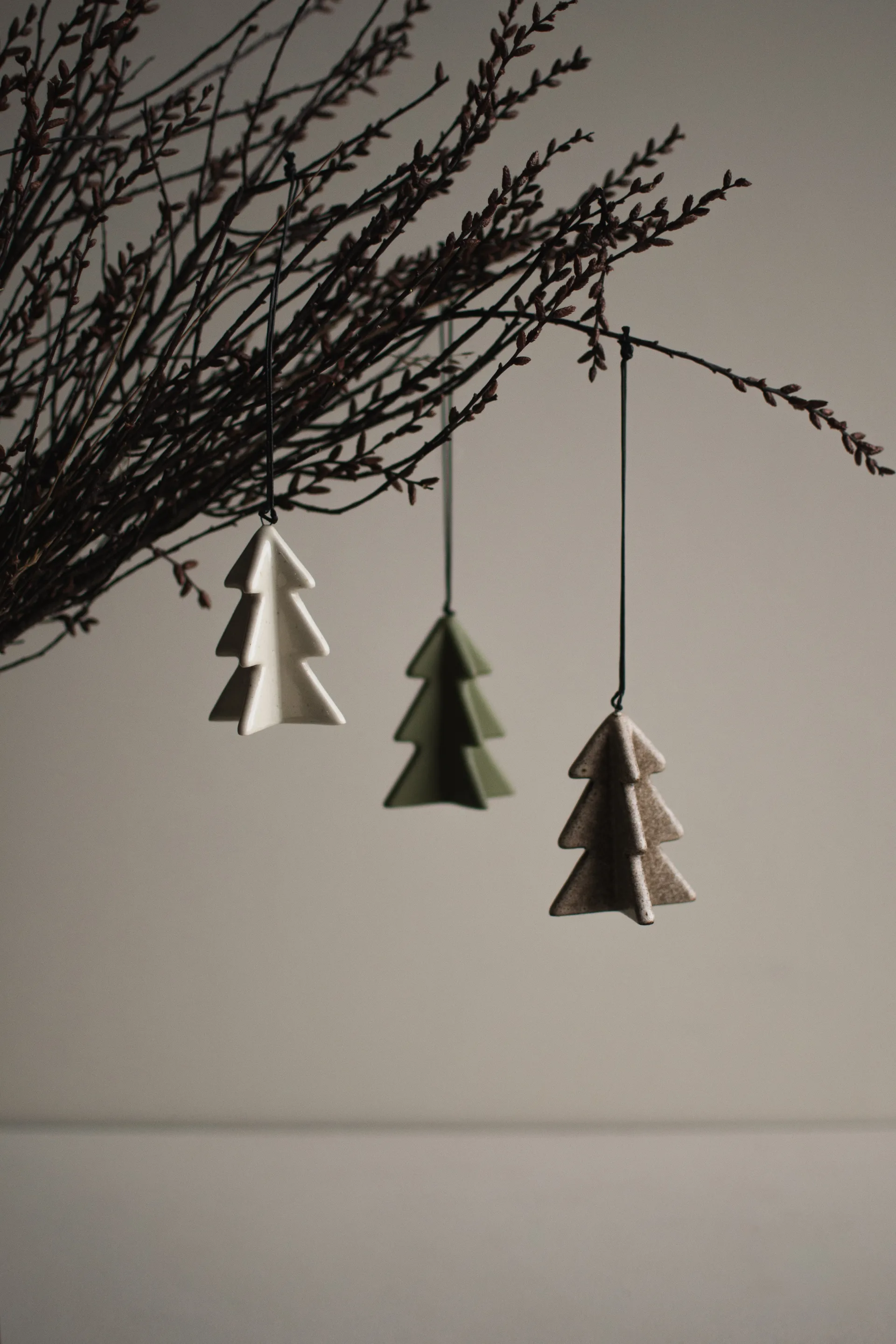 Riippuva talvipuu 7 cm, Vanilja DBKD