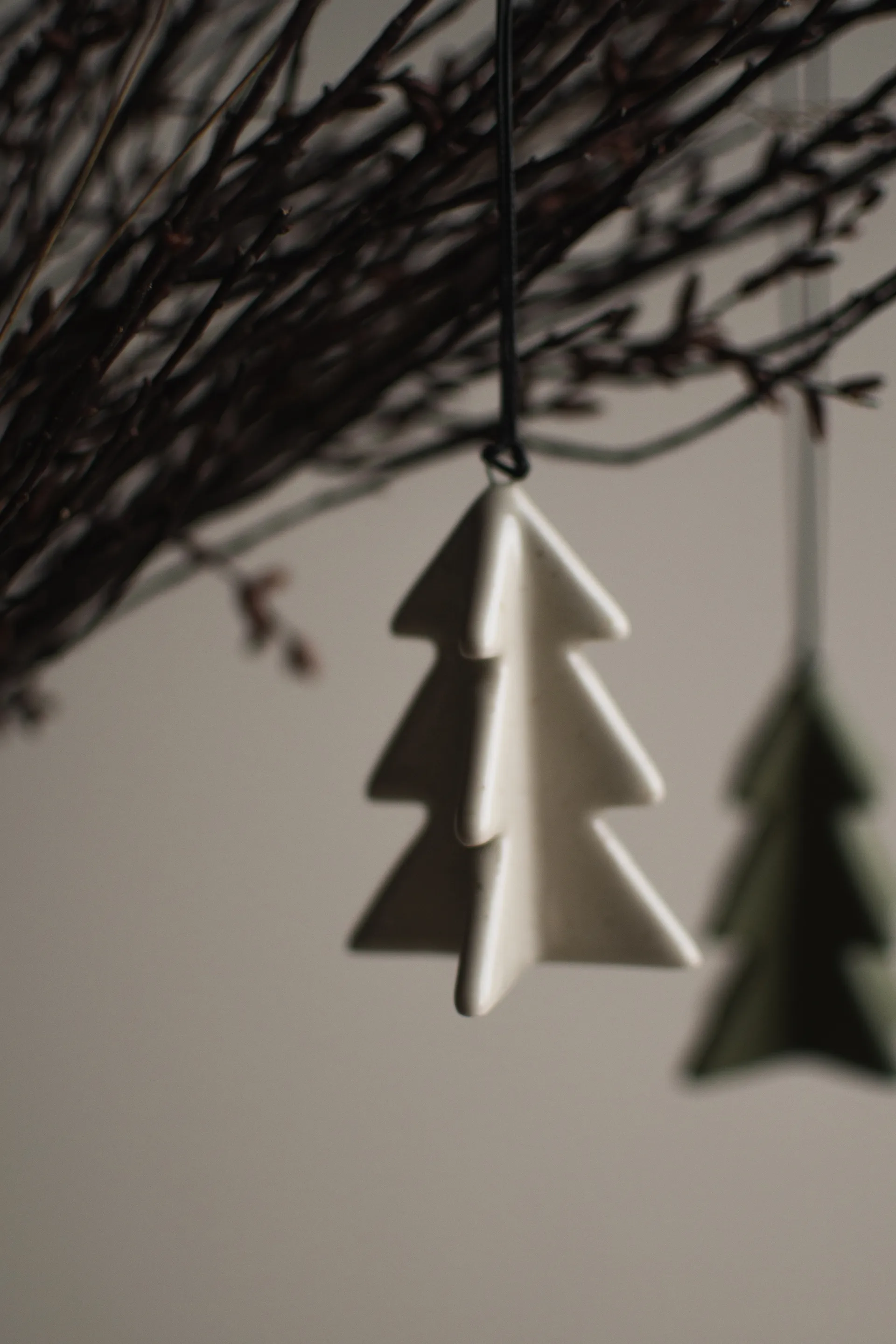 Riippuva talvipuu 7 cm, Vanilja DBKD