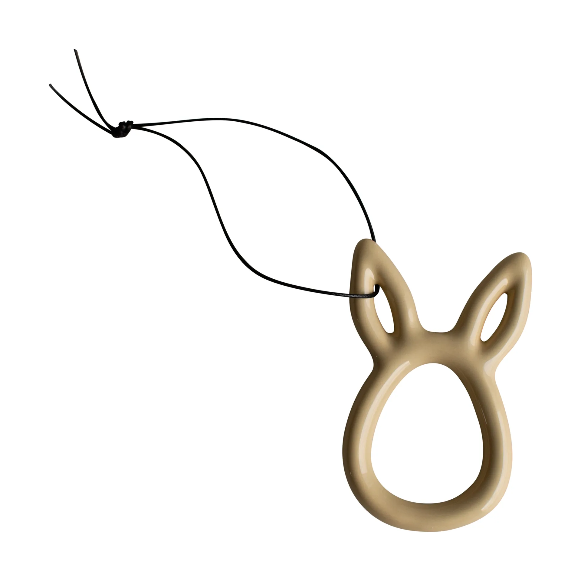 Sprinkle rabbit pääsiäiskoriste 8 cm, Kiiltävä keltainen DBKD