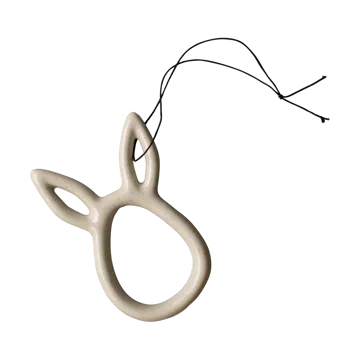 Sprinkle rabbit pääsiäiskoriste 8 cm - Vanilja - DBKD