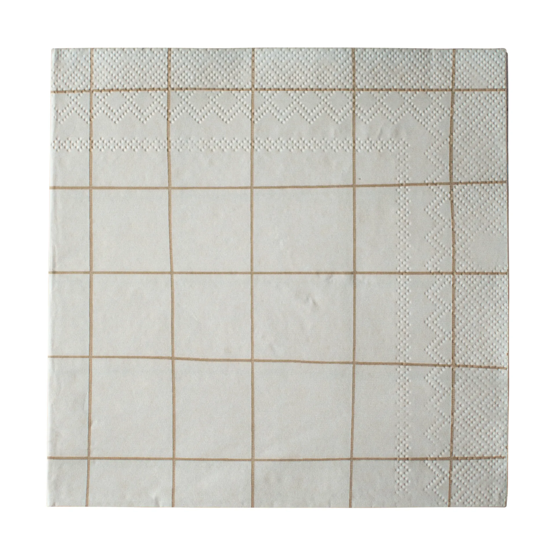 Square paperiservietti 33x33 cm 20-pakkaus, Creme  DBKD