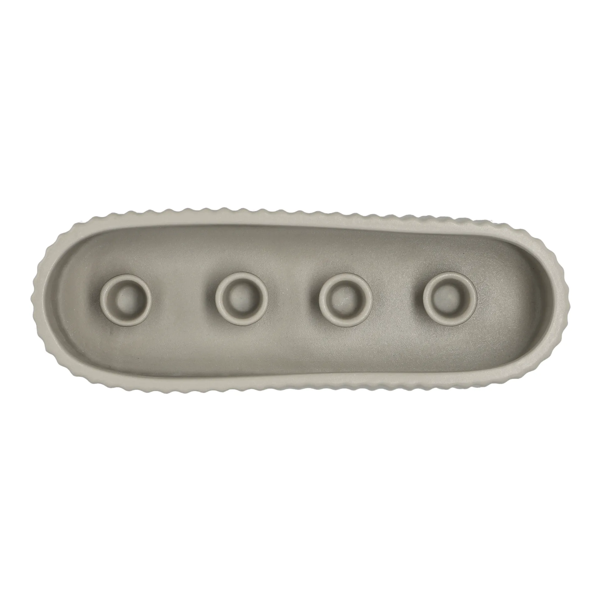 Stripe adventtikynttilänjalka 30 cm, Sandy mole DBKD