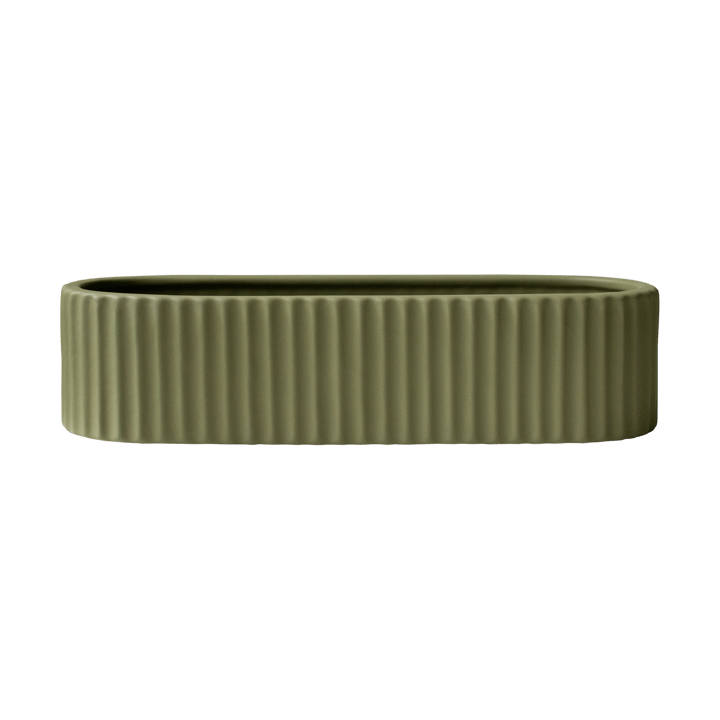 Stripe kynttilänjalka 30 cm - Vihreä - DBKD