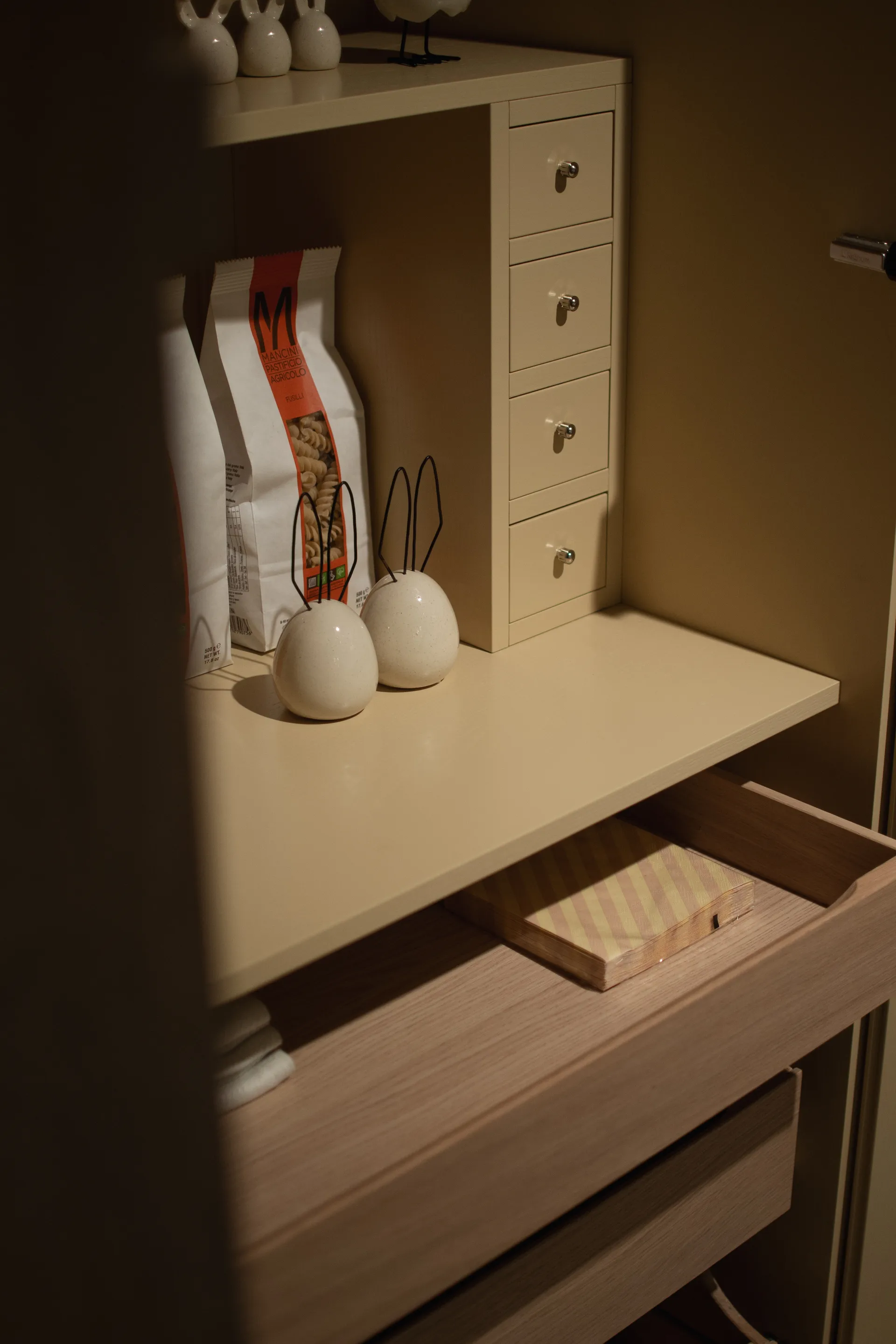 Stripe paperiservietti 33x33 cm 20 kpl, Keltainen DBKD