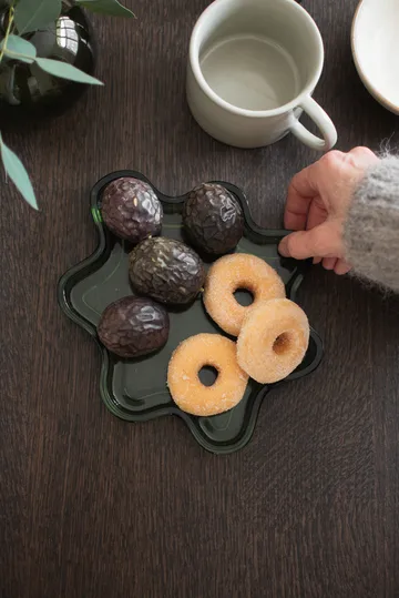 Suodatinkoristealusta - Vihreä, Ø22×2 cm - DBKD