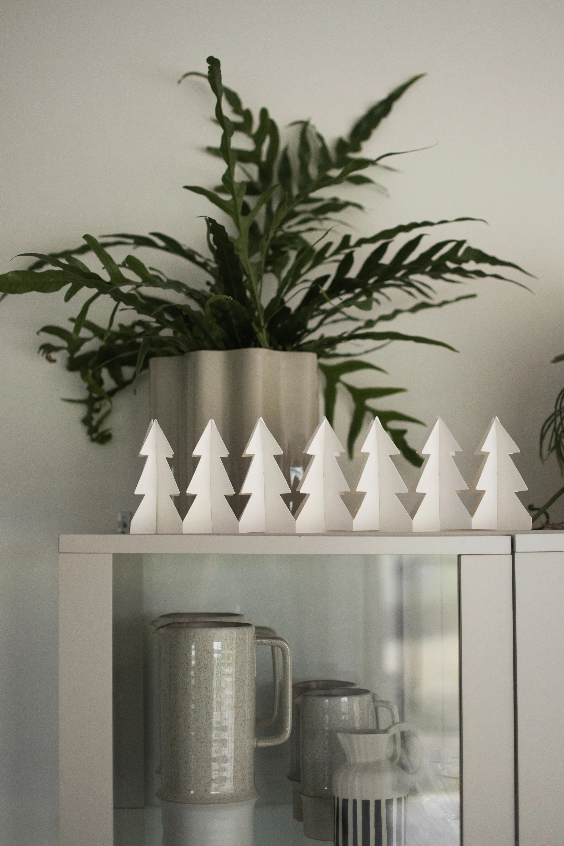 Tree in a row koriste 60 cm, Valkoinen DBKD