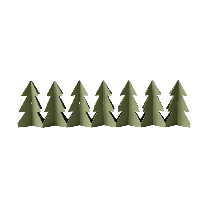 Tree in a row koriste 60 cm - Vihreä, 7x60 cm - DBKD