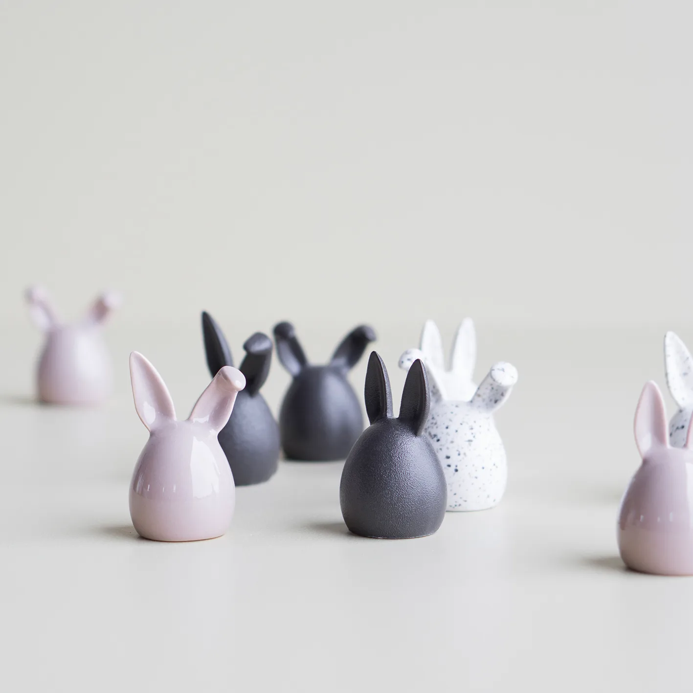 Triplets pääsiäispupu, 3-pakkaus, White dot DBKD