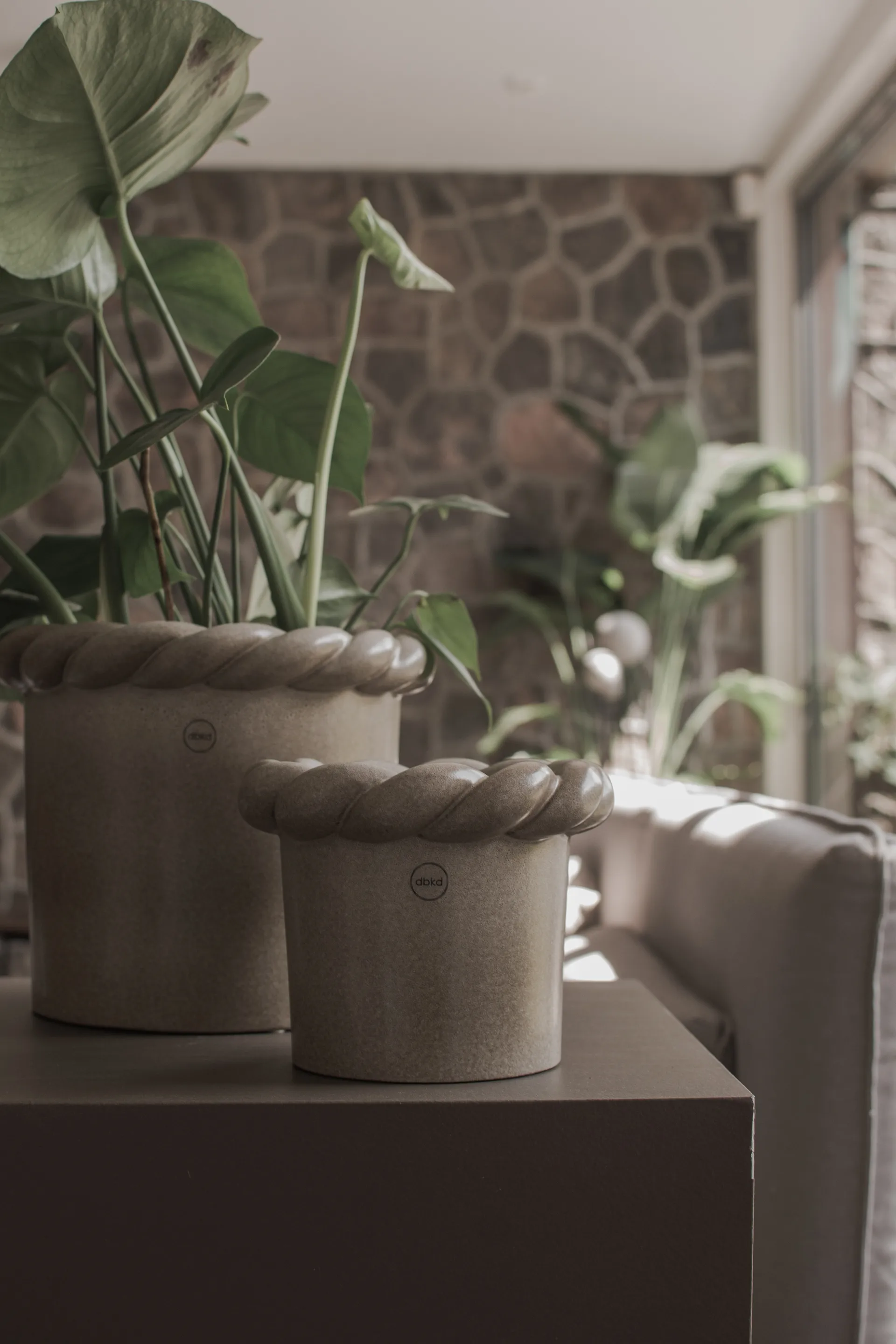 Twine ruukku Ø 14 cm, Beige DBKD