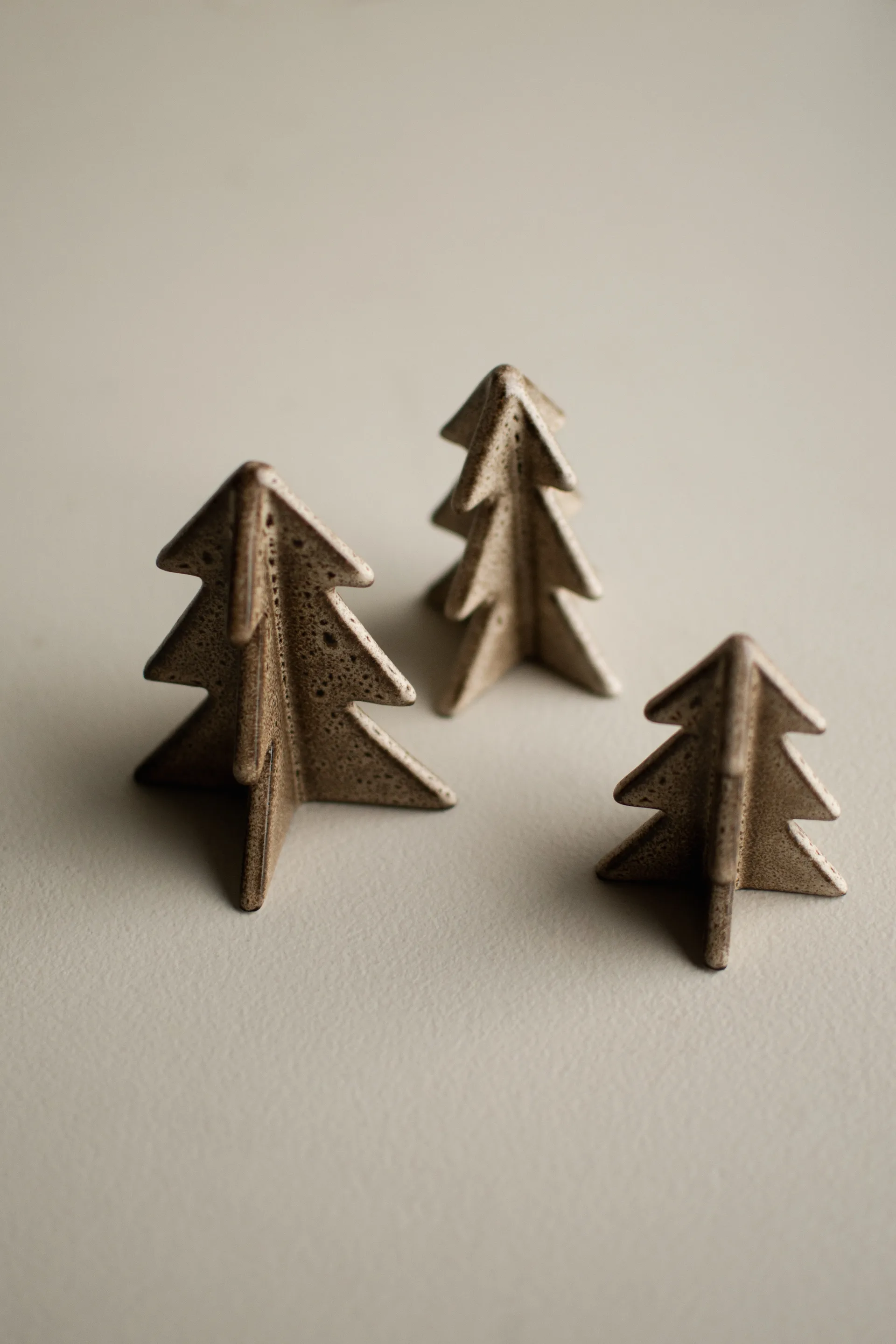 Winter tree koriste, Beige, 8 cm DBKD