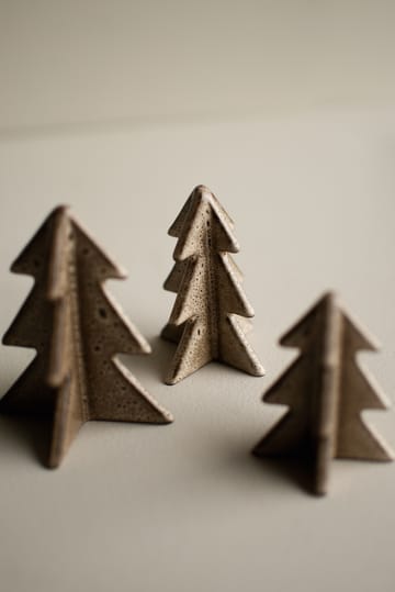 Winter tree koriste - Beige, 8 cm - DBKD