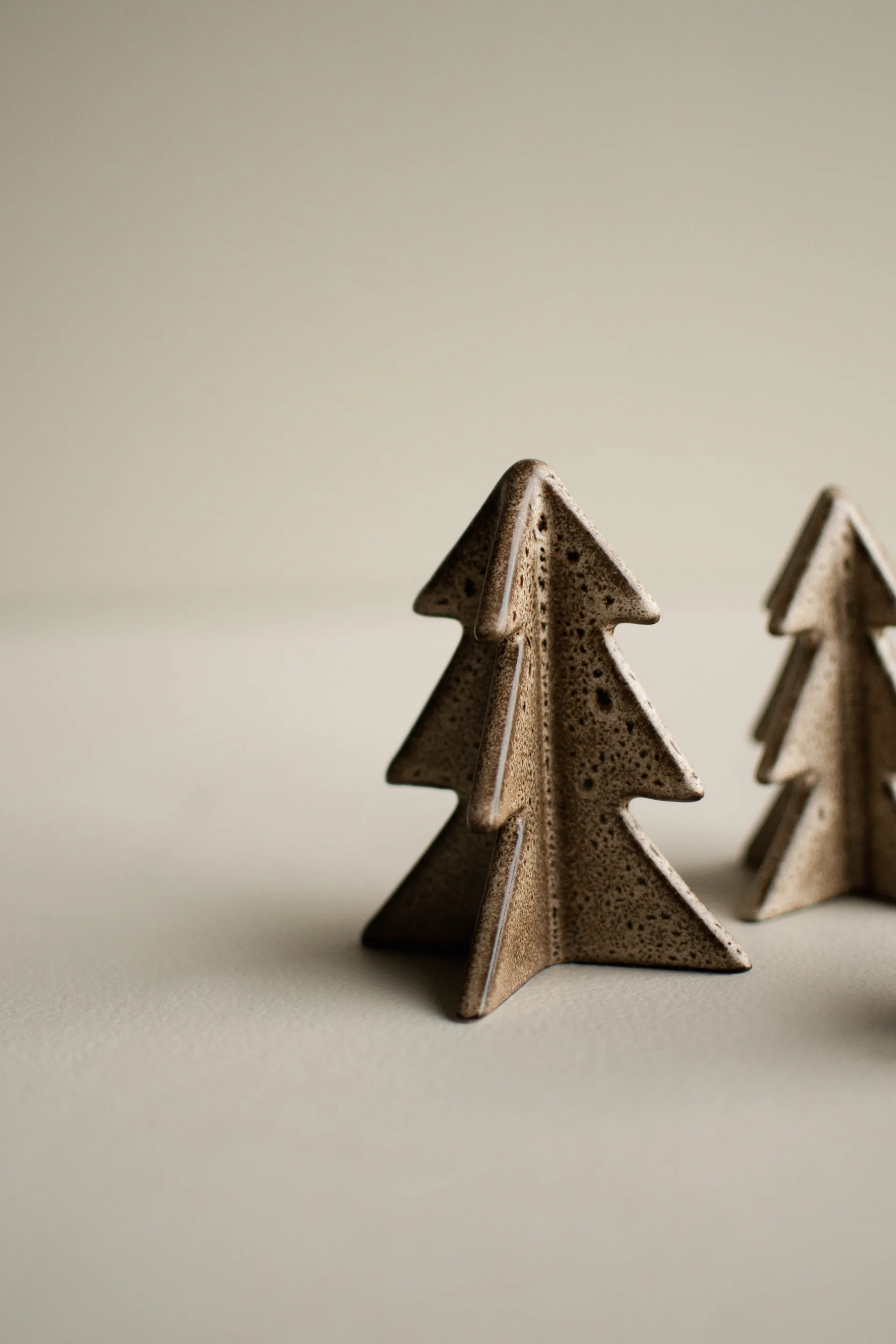 Winter tree koriste, Beige, 9,5 cm DBKD