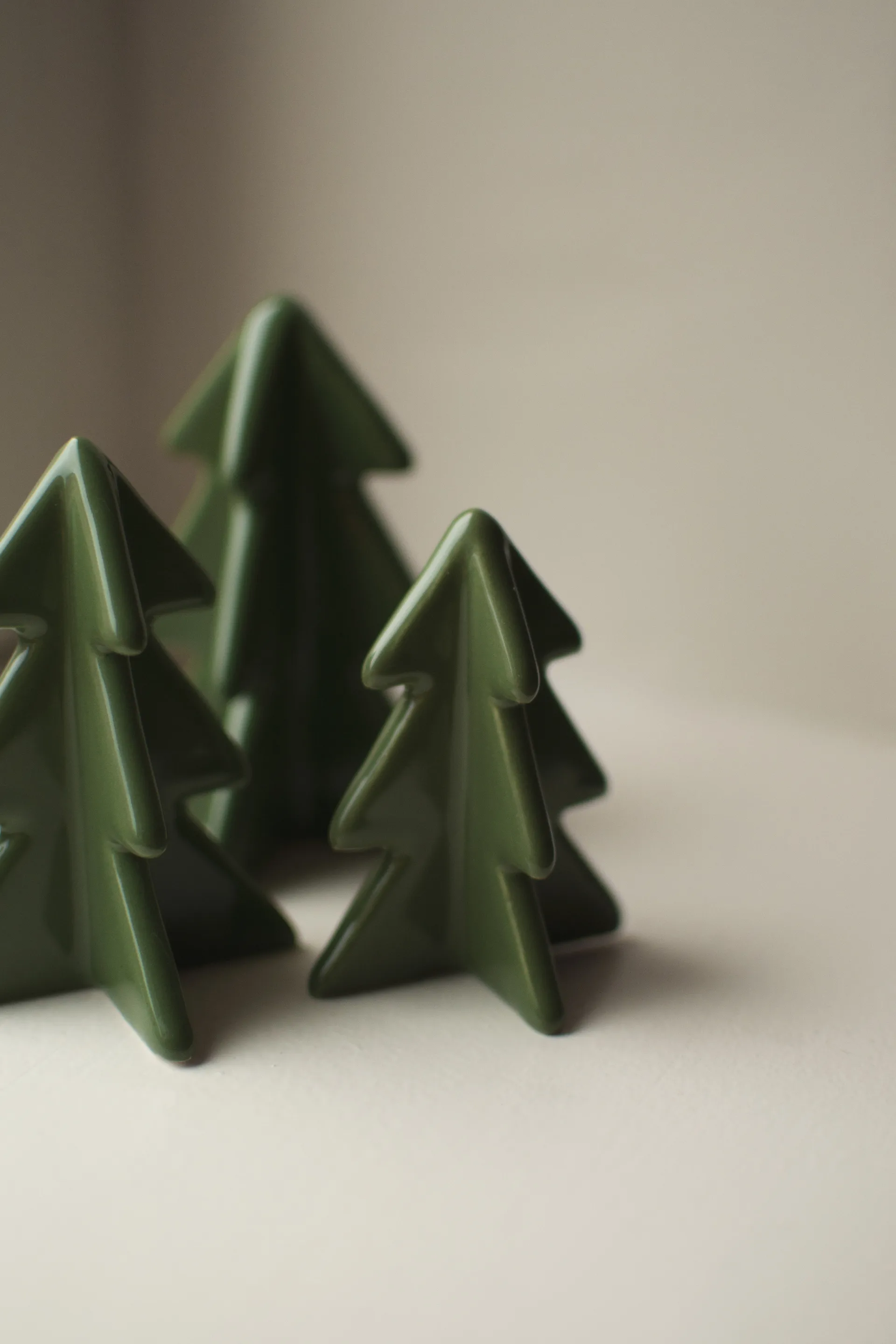 Winter tree koriste, Vihreä, 7 cm DBKD