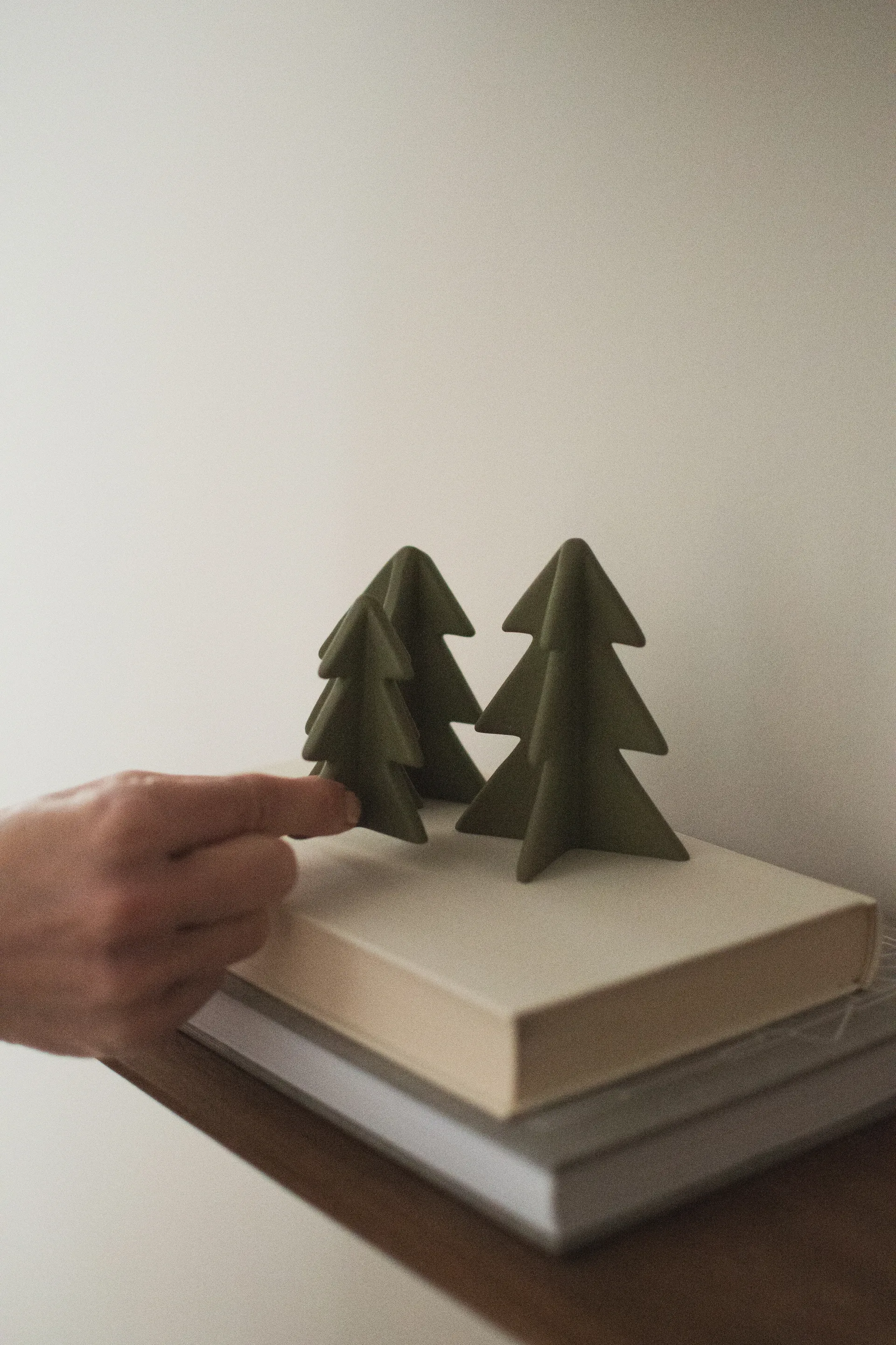 Winter tree koriste, Vihreä, 7 cm DBKD