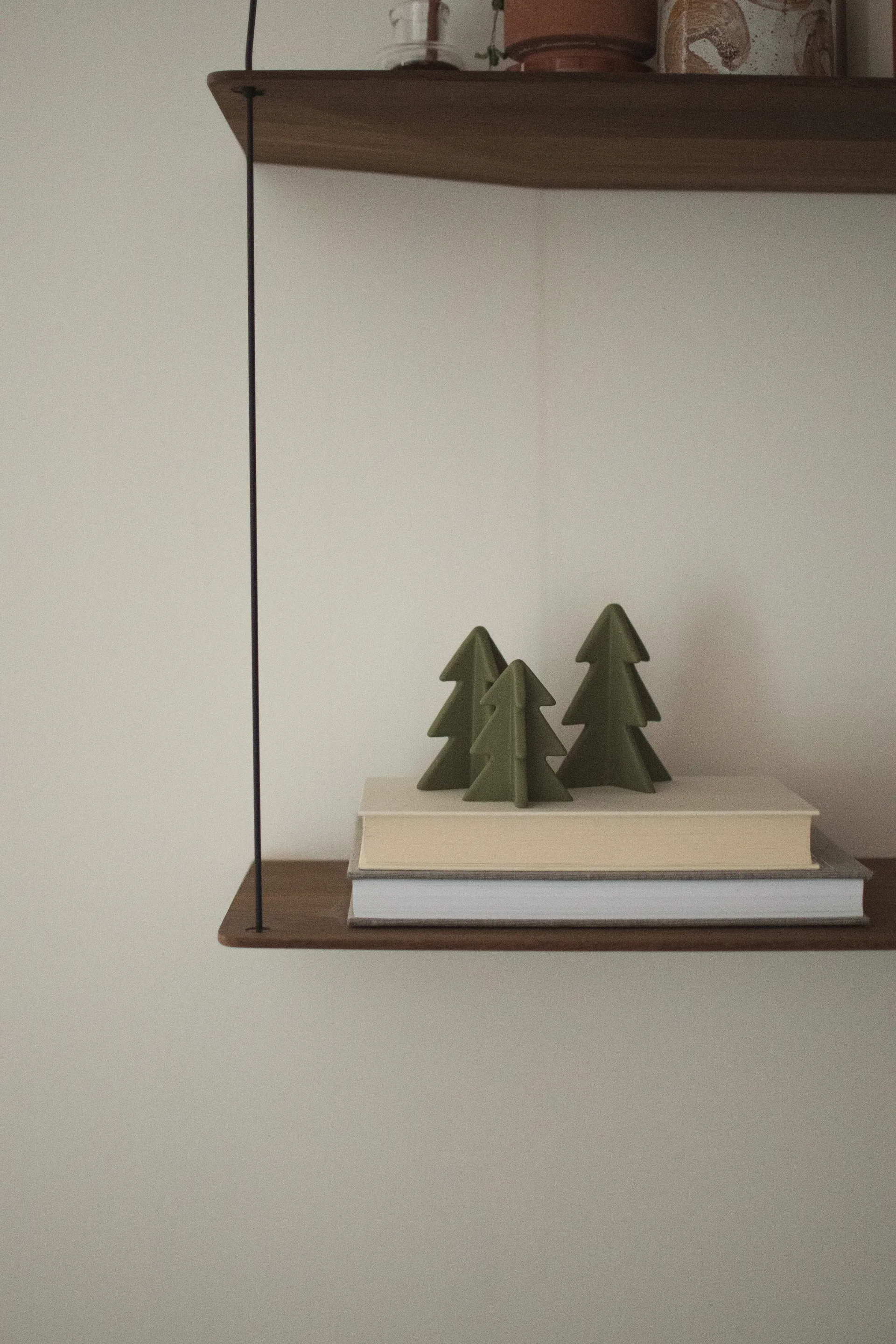 Winter tree koriste, Vihreä, 7 cm DBKD