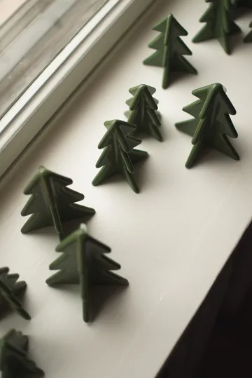 Winter tree koriste - Vihreä, 7 cm - DBKD