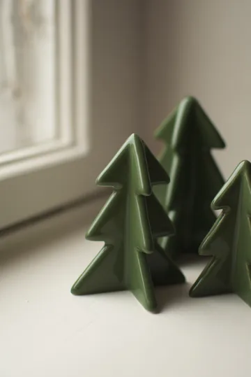Winter tree koriste - Vihreä, 8 cm - DBKD