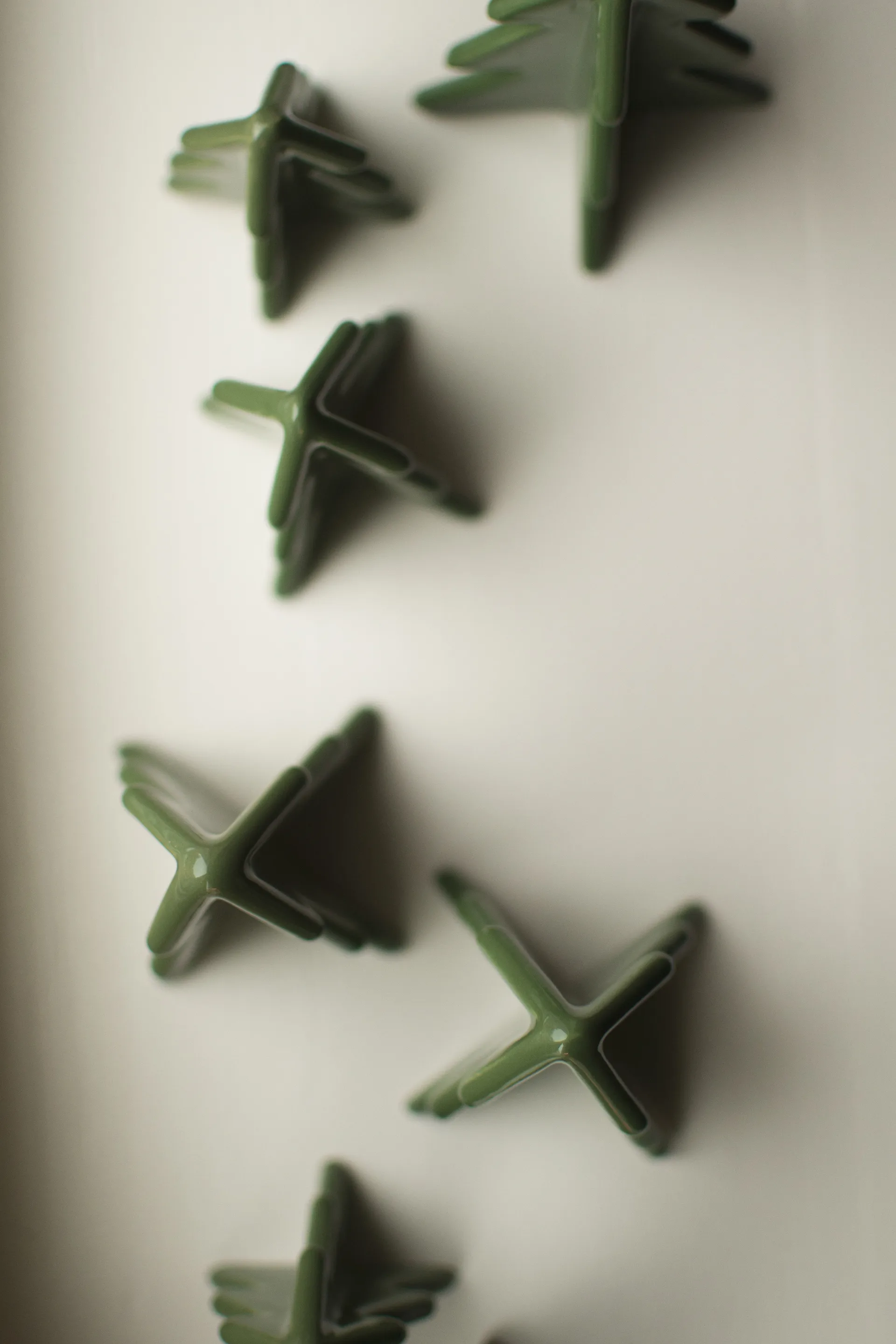 Winter tree koriste, Vihreä, 8 cm DBKD