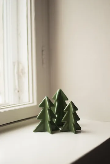 Winter tree koriste - Vihreä, 9,5 cm - DBKD