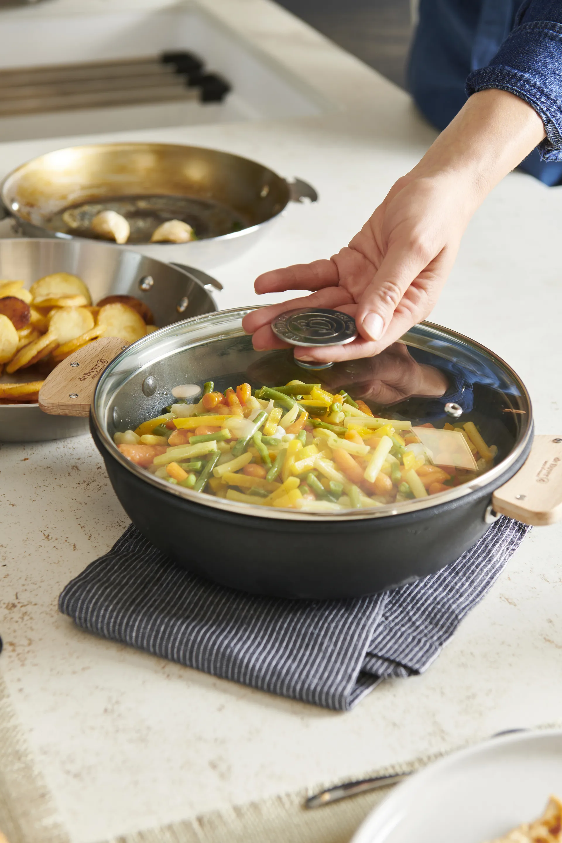 Alchimy lasikansi syvä rengas, Ø20 cm De Buyer