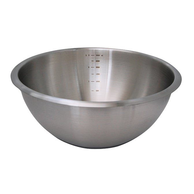 De Buyer -vispikulho silikonipohjalla 3,6 l | Skandinaavinen Sisustus | Kulhot & Vatkauskulhot | Hopeanvärinen