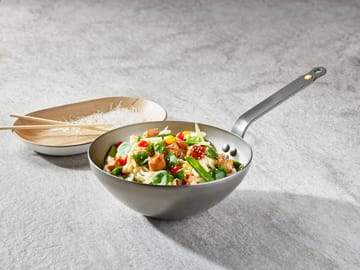 Mineral B -wokkipannu - 28 cm - De Buyer