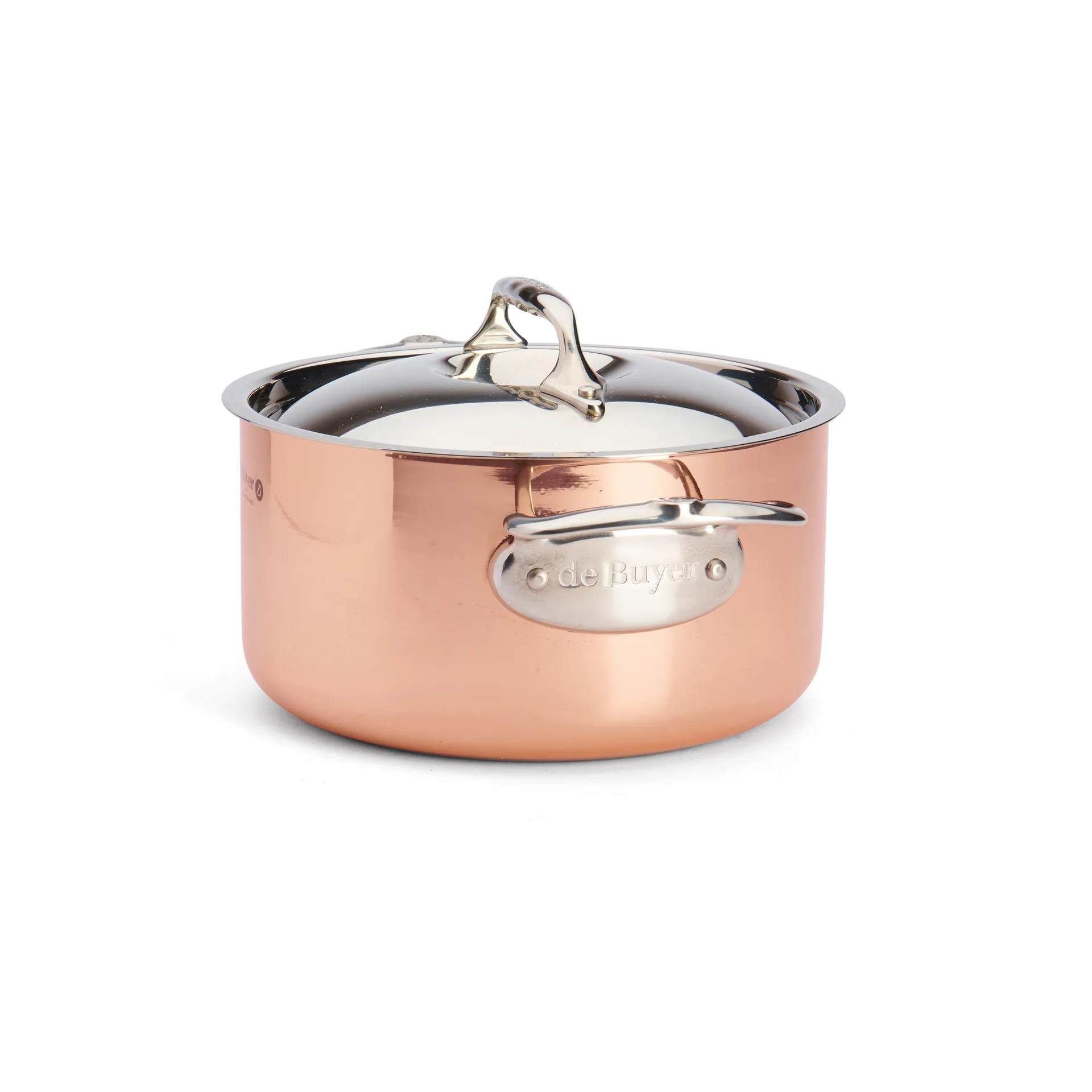 Prima Matera kattila kannella induktio, 20 cm De Buyer