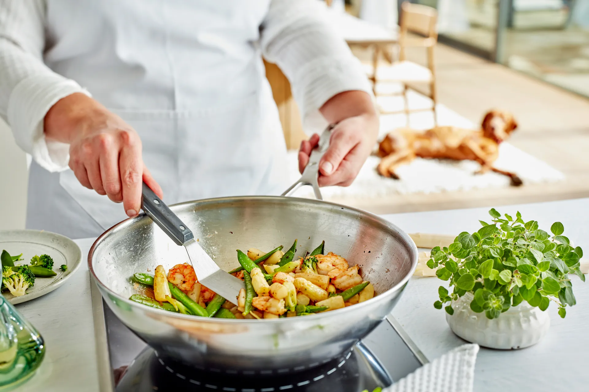 Industry 5 wokkipannu ruostumatonta terästä 5-kerroksinen, Ø30 cm Demeyere