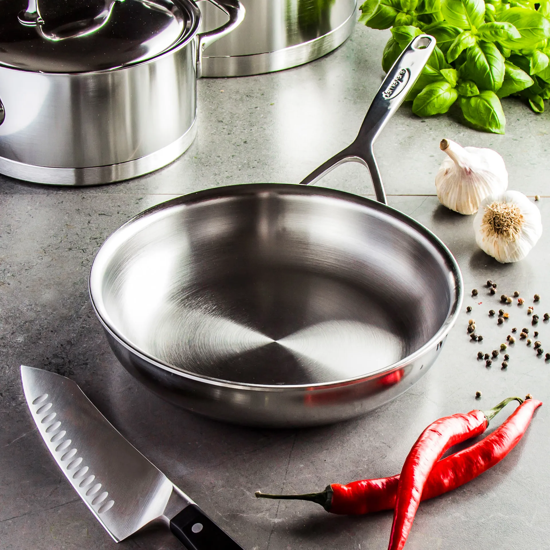 Multiline 7 paistinpannu ruostumaton teräs 7-kerros., Ø20 cm Demeyere